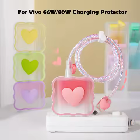 New Cable Protectors For Vivo X80 X90 Y77 66W 80W Cable Charging Protector USB Data Cable Line Prote
