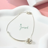 S999 Silver Ring Anklet S999纯银铃铛脚链