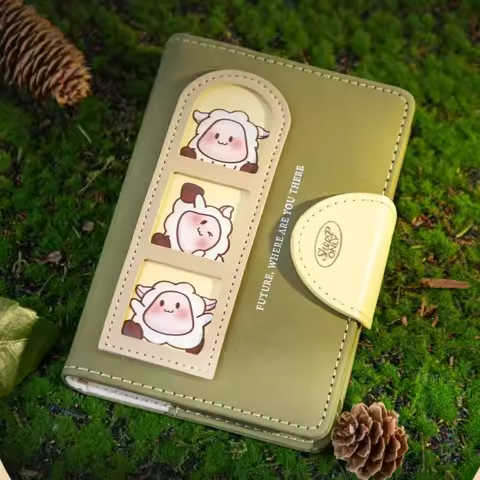 A7 Cute Cartoon 2026 Planner - Pocket-Sized with Annual Calendar & Efficient Layout Portable Design 