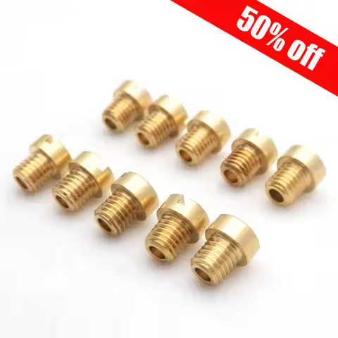 10pcs/set 5mm M5 Main Jet for Dellorto Carburetor SHA PHBG NC T5 JNC Tomos A35 Targa LX Sprint Size