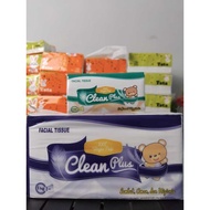 Clean Plus Package 1 Kg 2 Ply + Clean Plus 180 Sheets 1 Pack 2 Ply
