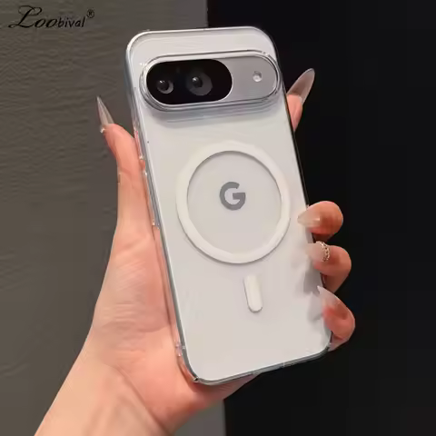 Transparent for Magsafe Hard PC Case for Google Pixel 10 9 Pro XL 10A 9A Magnetic Wireless Charging 