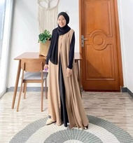 PROMO TERLARIS!!! SABILA OUTER M L XL XXL - Long Cardi Polos Premium Outer Panjang Murah Pakaian Wan