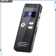 BOU Mini Digital Voice Recorder, Noise Reduction Recording Device, Rechargeable Portable Voice Recorder, Music Playback