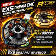 9696 RACING EX5 / EX5 DREAM / GBOJ FUEL COIL COMBO SET HEAVY CNC MAGNET + FUEL COIL RACING