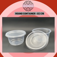 EC C16 16oz PP Round Container {50sets} (450ml) / Disposable Plastic Food Box