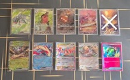 PTCG 日版 SV8 | 鐵蟻ex SR / 彩粉蝶AR / 泥巴魚AR / 艾姆利多AR / 鐵蟻ex / 美納斯ex / 米立龍ex / 請假王ex / 奇跡耳麥ACE