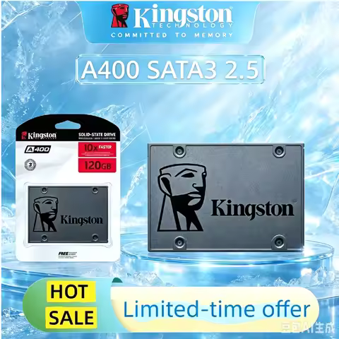 Kingston SATA III 2.5" Internal SSD A400 120GB 240GB 480GB 960GB Solid State Drive PC System Upgrade