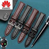 สายนาฬิกาหนัง Huawei 22มม. ของแท้สำหรับนาฬิกา HUAWEI HUAWEI GT2 Gt3สายที่มีคุณภาพสูงสำหรับนาฬิกา Huawei Huawei Watch3/Watch3pro GT สร้อยข้อมือ twzhvj