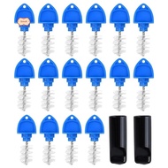 Beer Tap Plug Brush 18 Pack for Draft Beer Faucet Cap Plugs Cleaning Tap Rubber Stopper Plug Cover B
