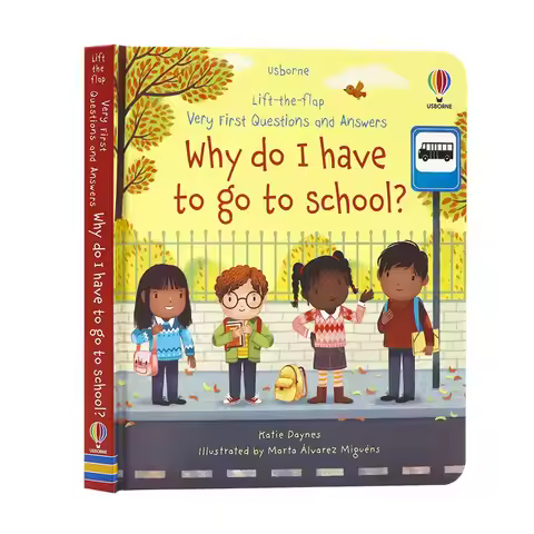 Question and Answer Series - Why do I have to go to school? English Picture Book for Toddlers, Early