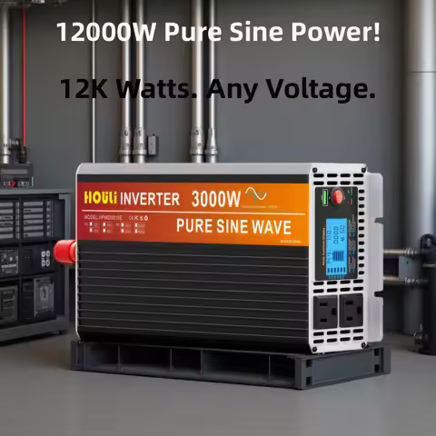 DC 12V 24V Pure Inverter Pure Sine Wave Inverter DC to AC 12V 24V to 120V 4000W 3000W 2000W 60Hz Hig