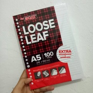 A5 Binder Contents (20 rings) White Striped