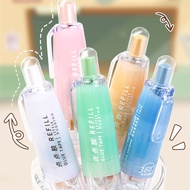 Creative Fluorescent Color Retractable Rotating Dispensing Tape School Crafting DIY Double-Sided Adh