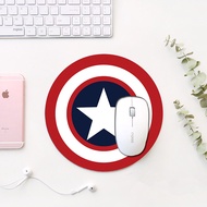 Phim hoạt hình dễ thương Doraemon Little Crocodile Mouse Pad Marvel Iron Man Captain America Vòng Mo