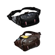 Ready Stock Leather Waist Bag Beg Kerja Rider Bag Canvas Bag Crossbody Bag Chest Bag Beg Sandang Beg