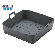 23cm/9Inch Square Large Silicone Air Fryer Liners Mold for  Air Fryer 6-8QT Reusable Airfryer Oven B