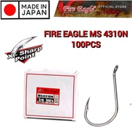 (JAPAN) 100PCS MATA KAIL FIRE EAGLE MS 4310N SUPER SHARP FISHING HOOK WITH HIGH QUALITY MATERIAL BY 