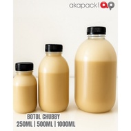 Chubby 250ml bottle 250ml fat kale bottle/ 250ml Plastic Bottle/ Juice Bottle/ Drink Bottle/