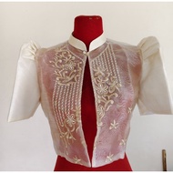 Modern Filipiñana Bolero Crop Top