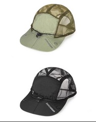韓國 戶外品牌 Zerogram monofila packable cap 超透氣 運動 旅行 可摺 cap帽 兩色