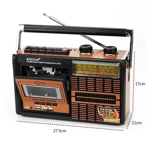 FP-319BT Portables Retro Tape Recorder MP3 Walkman Cassette Player Wireless Blue Tooth Speakers FM/A