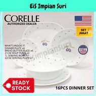 Corelle Plum 16pc Dinnerware Set (16A-PU-MS) Livingware Tableware Pinggan Corelle