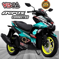 Aerox Connected 2021 Full Body Decal Aerox 155 New 2021 Striping/ Aerox 155 Connected 2021 Full Bloc