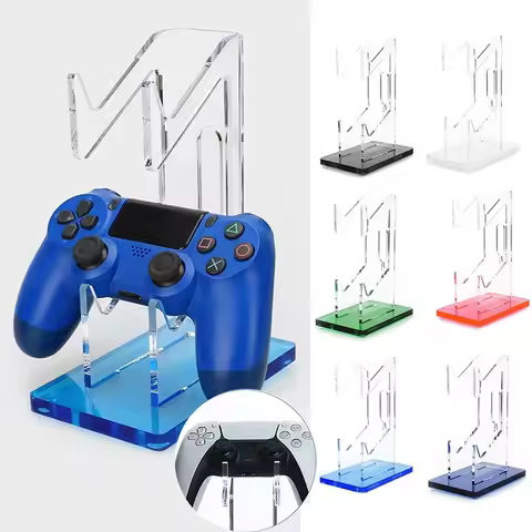 Acrylic Game Controller Stand for PS5/PS4/Xbox One/S/X Series Gamepad Stand Game Handle Desk Display