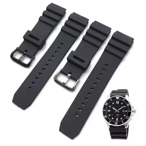 For Casio Swordfish Watch MDV-106 MDV106 MDV-107 MTP-VD01 Rubber Watch Strap 22mm Watch Chain Men Wa
