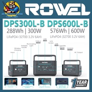 POWER STATION เครื่องสำรองไฟ สำหรับ ทำงานนอกพื้นที่ ตั้งแคมป์ในป่า มี 2ขนาด 300 - 600w ยี่ห้อ ROWEL
