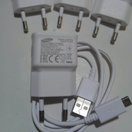 Charger Samsung Original 1A A10 M10 J2 J3 J4 J5 J6 J6+ A5 A6 plus j2 prime Ori 100% bekas bawaan hp