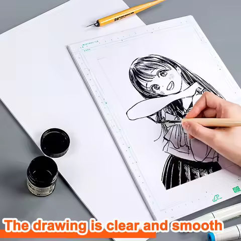 30Sheets Comic Manuscript Paper A4/B4 110g Animation Design Cartoon Sketching Paper Art Draw Paintin