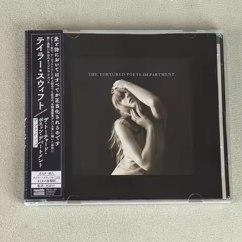 CD 'The Tortured Poets Department' Japanese CD Edition with OBI Strip Synth Pop Emotional Melancholi