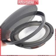 GLO 1Pair Auto Speaker Cover Car  Subwoofer Grille Black 4 Inches 6 Inches 6x9 Decorative Circle Gri