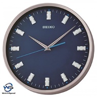 Seiko QXA703S Quiet sweep Blue Dial Analog Wall Clock