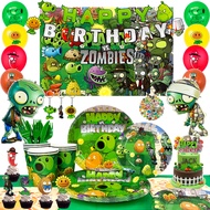Plants vs Zombies Party Supplies169pcs Plants vs Play Game Zombies Party Kit Plants vs Zombies Decor