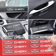 5/10pcs Universal 3D Car Motorcycle Badge Sticker Decal Decor For Chery Tiggo QQ 2 2Pro 4 4X 5X 7Pro