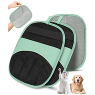 Magic Brush Glove Pet Hair - 2 Pack Electrostatic Grooming Removal Gloves for Dogs and Cats, The Mag