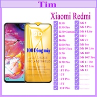9D Tempered Glass Xiaomi 11TPro/12TPro/13TPro/8Pro/8lite/9t/9se/10tpro/10/11lite/12lite/13/K40/k50/k