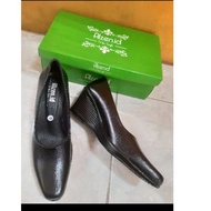 Sepatu persit psk psh kulit hak 7cm Alzen