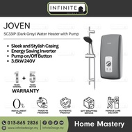 Joven Instant Water Heater with DC Pump SC33iP
