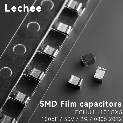 20pcs/lot 0805 100pF 16V 2% 2012 ECHU1H101GX5 Metallized PPS SMD Film Capacitors CBB New and origina