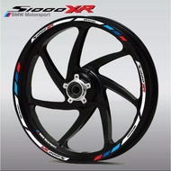 BMW RIM Sticker Reflective for Motor S1000XR Size: RIM 17"x17" 1set