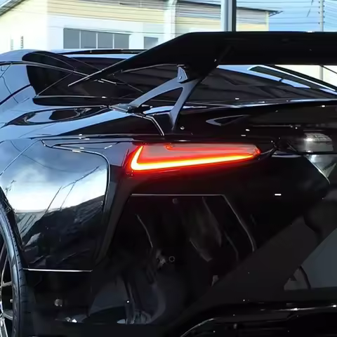 Dry Carbon Fiber Art Style Rear Trunk Wing LC500 LC500H Exterior Modification Accessories