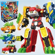 Mainan Robot Transformasi Budak Lelaki King Kong, Figura Aksi Kereta Kanak-Kanak, Model Besar, Mecha