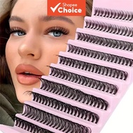 Segment Western Lashes 200Pcs – 30D/40D/80D, 8-16mm D Curl, Fluffy Volume