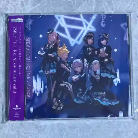 Game Project SEKAI COLORFUL STAGE Hatsune Miku Nightcord at 25:00 Music CD SEKAI ALBUM vol3 Music Re