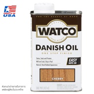 สีย้อมไม้ ปกป้องผิวไม้ เนื้อไม้ นำเข้าจากอเมริกา WATCO Danish Oil (0.437 L.)