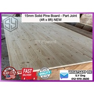 15mm Solid Pine Plywood (4ft x 8ft) DIY / Kayu Papan / Kayu Pine / Papan Kayu / Solid Wood / Wood Bo